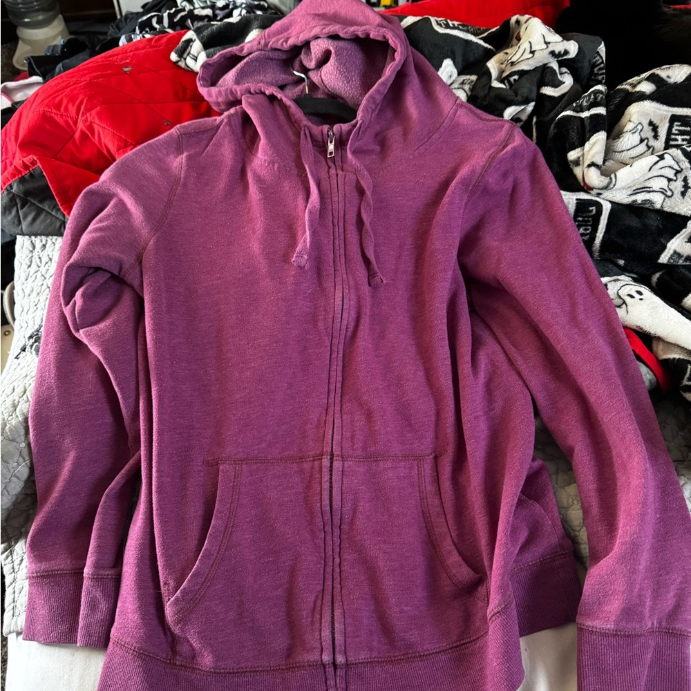 Old Navy Plum zip up Hoodie